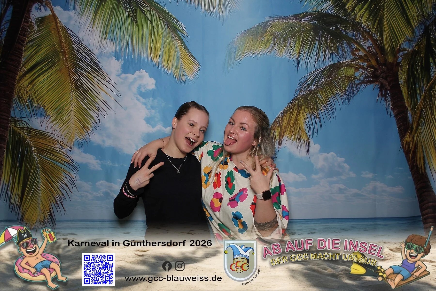 Foto der Galerie: Ab auf die Insel - Sonntagskarneval 8.2.26 Fotobox