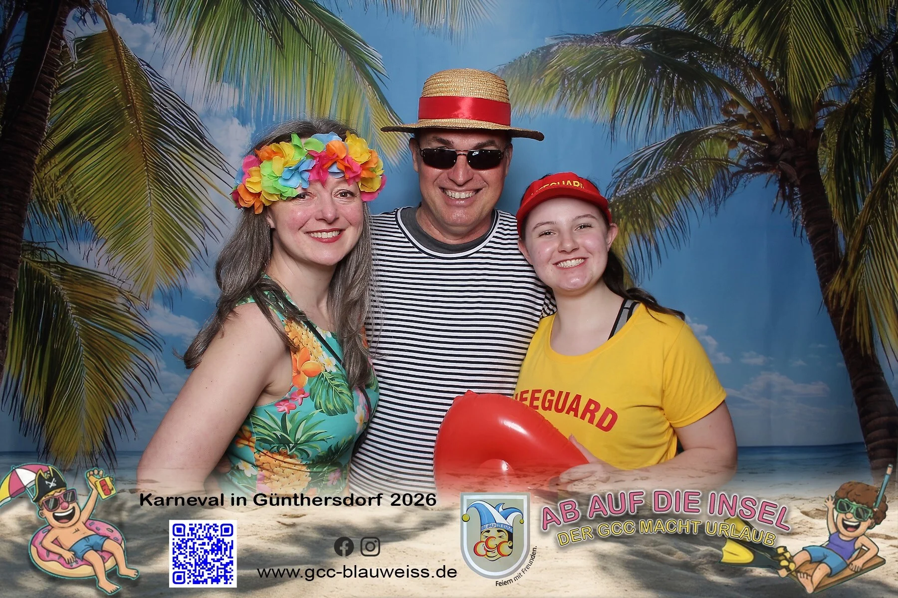 Foto der Galerie: Ab auf die Insel - Sonntagskarneval 8.2.26 Fotobox