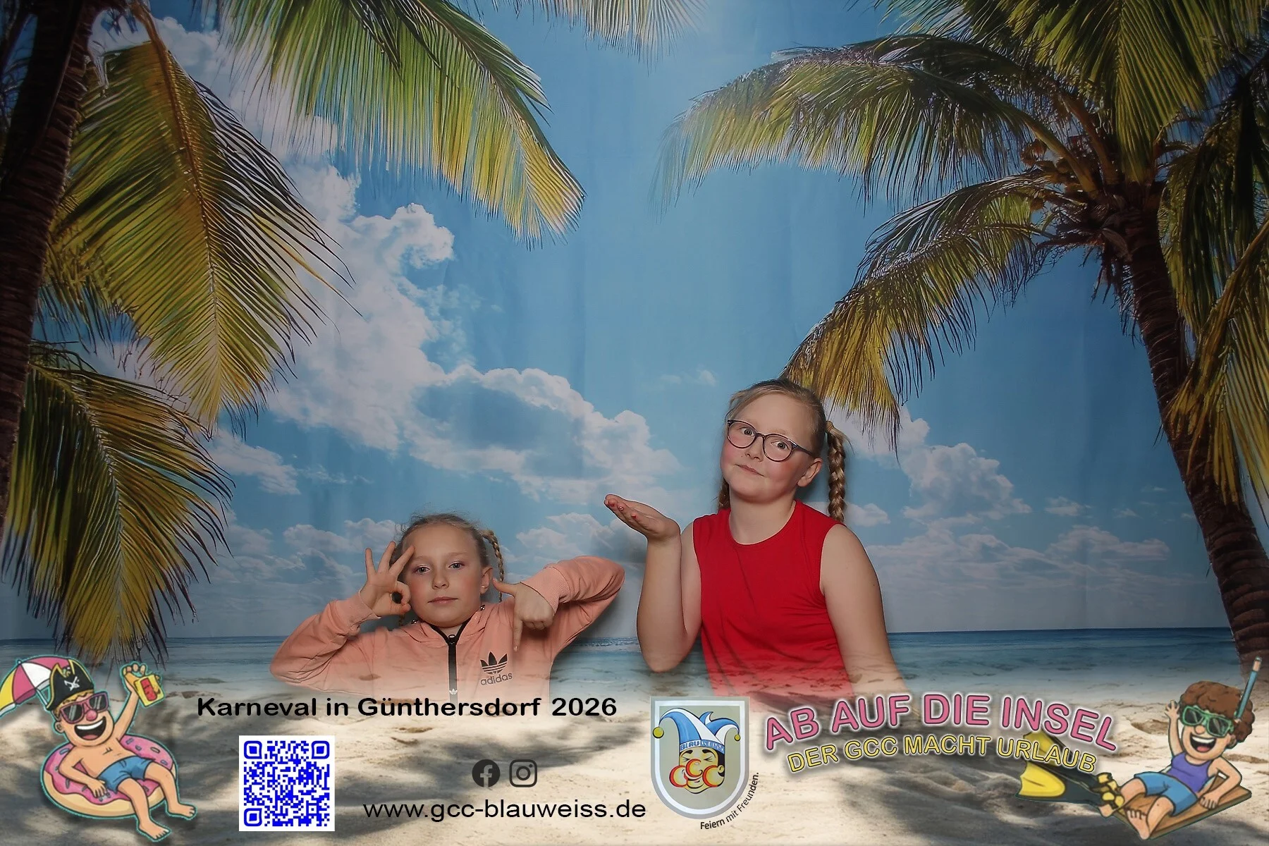 Foto der Galerie: Ab auf die Insel - Sonntagskarneval 8.2.26 Fotobox