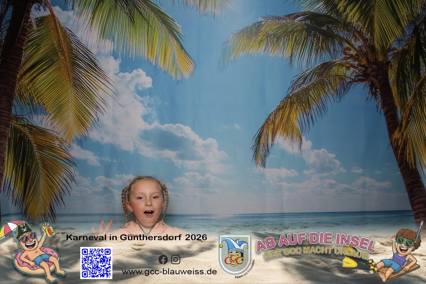 Foto der Galerie: Ab auf die Insel - Sonntagskarneval 8.2.26 Fotobox