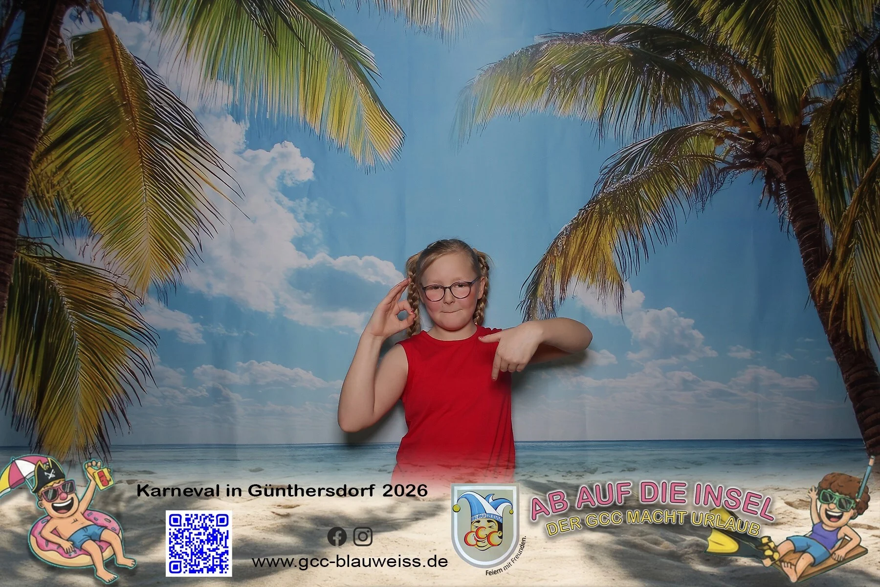 Foto der Galerie: Ab auf die Insel - Sonntagskarneval 8.2.26 Fotobox