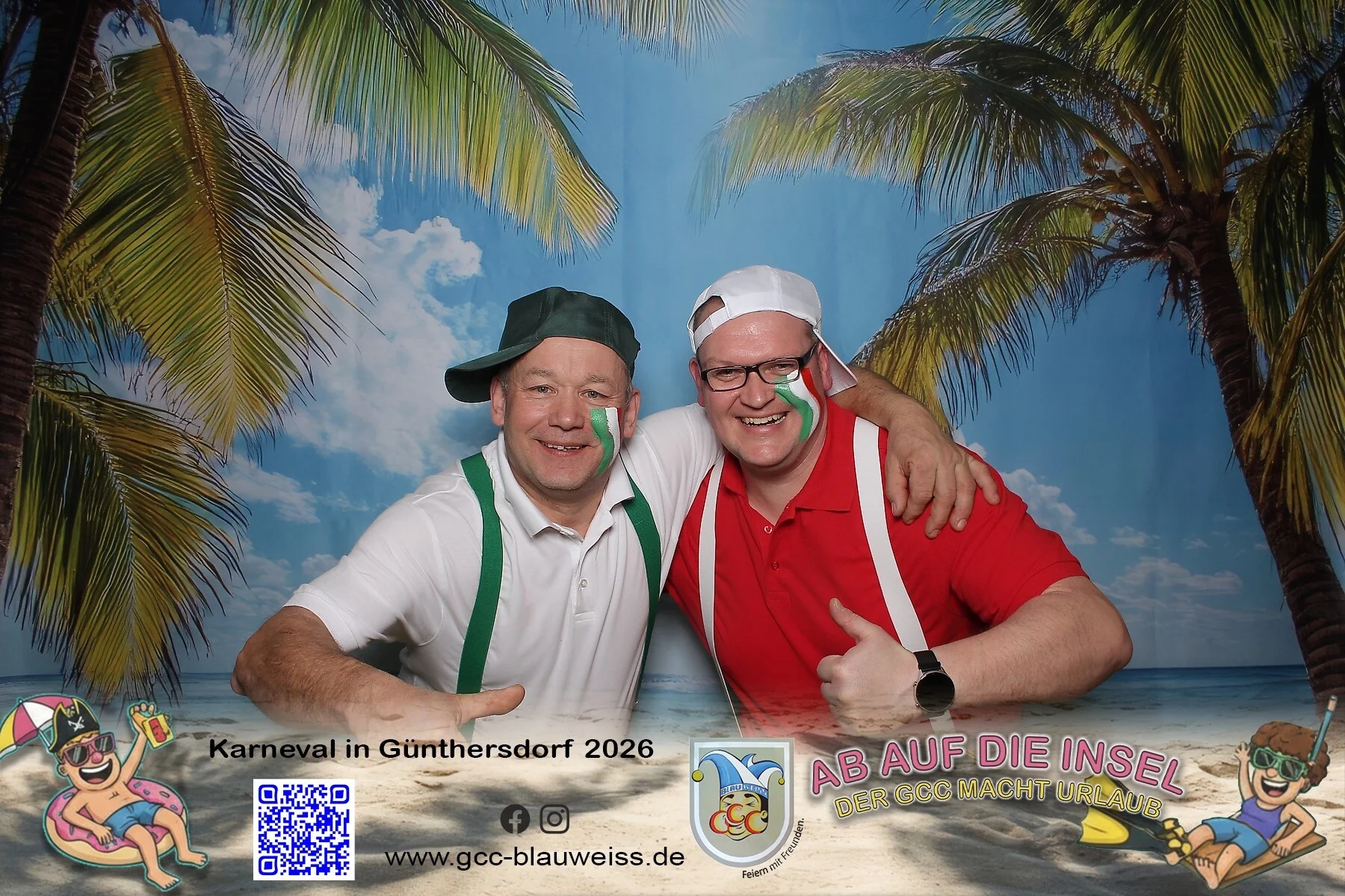 Foto der Galerie: Ab auf die Insel - Sonntagskarneval 8.2.26 Fotobox