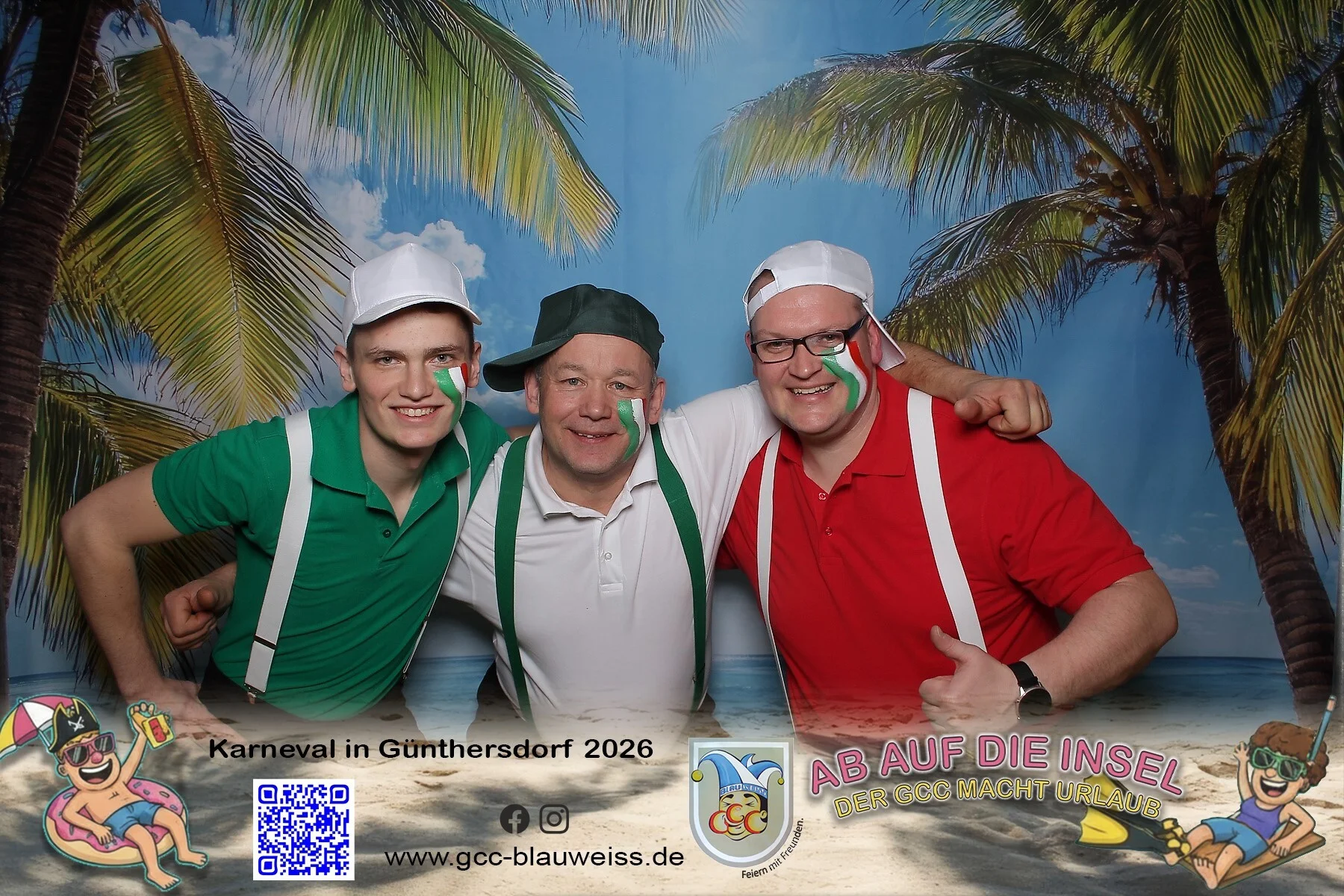 Foto der Galerie: Ab auf die Insel - Sonntagskarneval 8.2.26 Fotobox