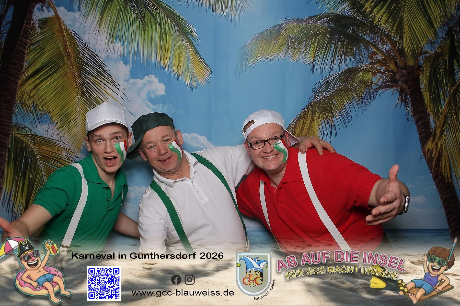 Foto der Galerie: Ab auf die Insel - Sonntagskarneval 8.2.26 Fotobox