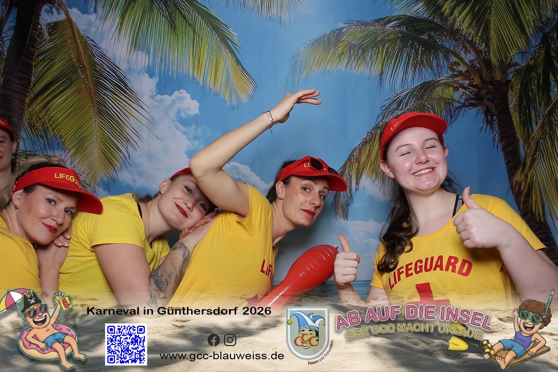 Foto der Galerie: Ab auf die Insel - Sonntagskarneval 8.2.26 Fotobox