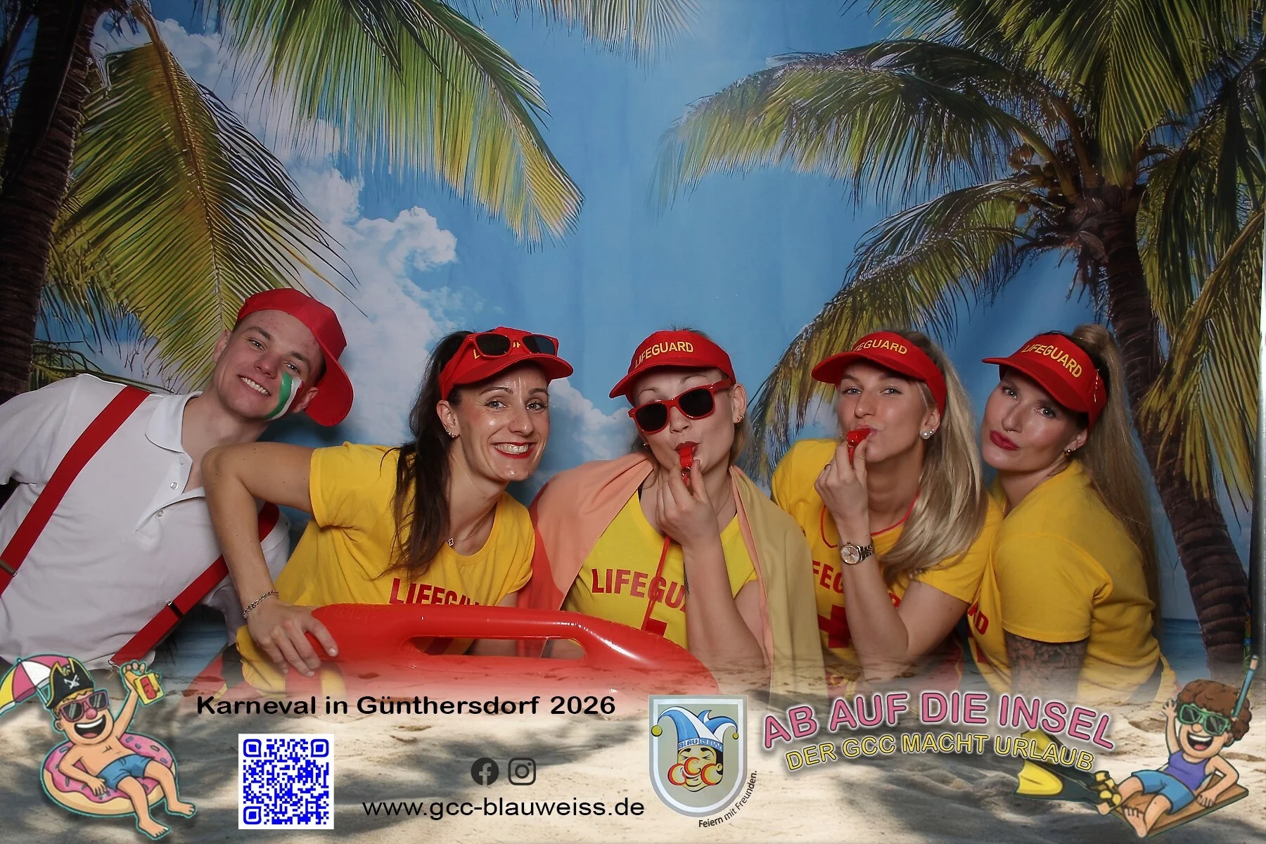 Foto der Galerie: Ab auf die Insel - Sonntagskarneval 8.2.26 Fotobox