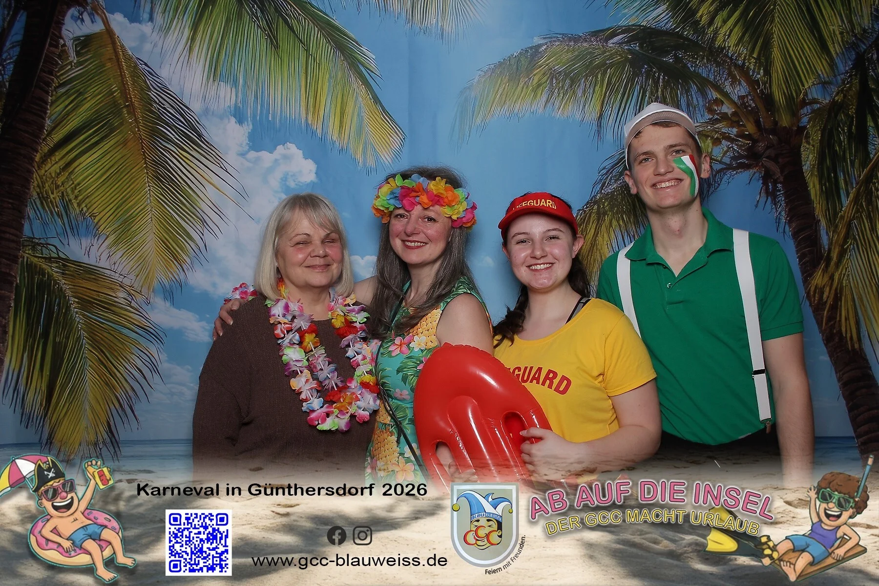 Foto der Galerie: Ab auf die Insel - Sonntagskarneval 8.2.26 Fotobox