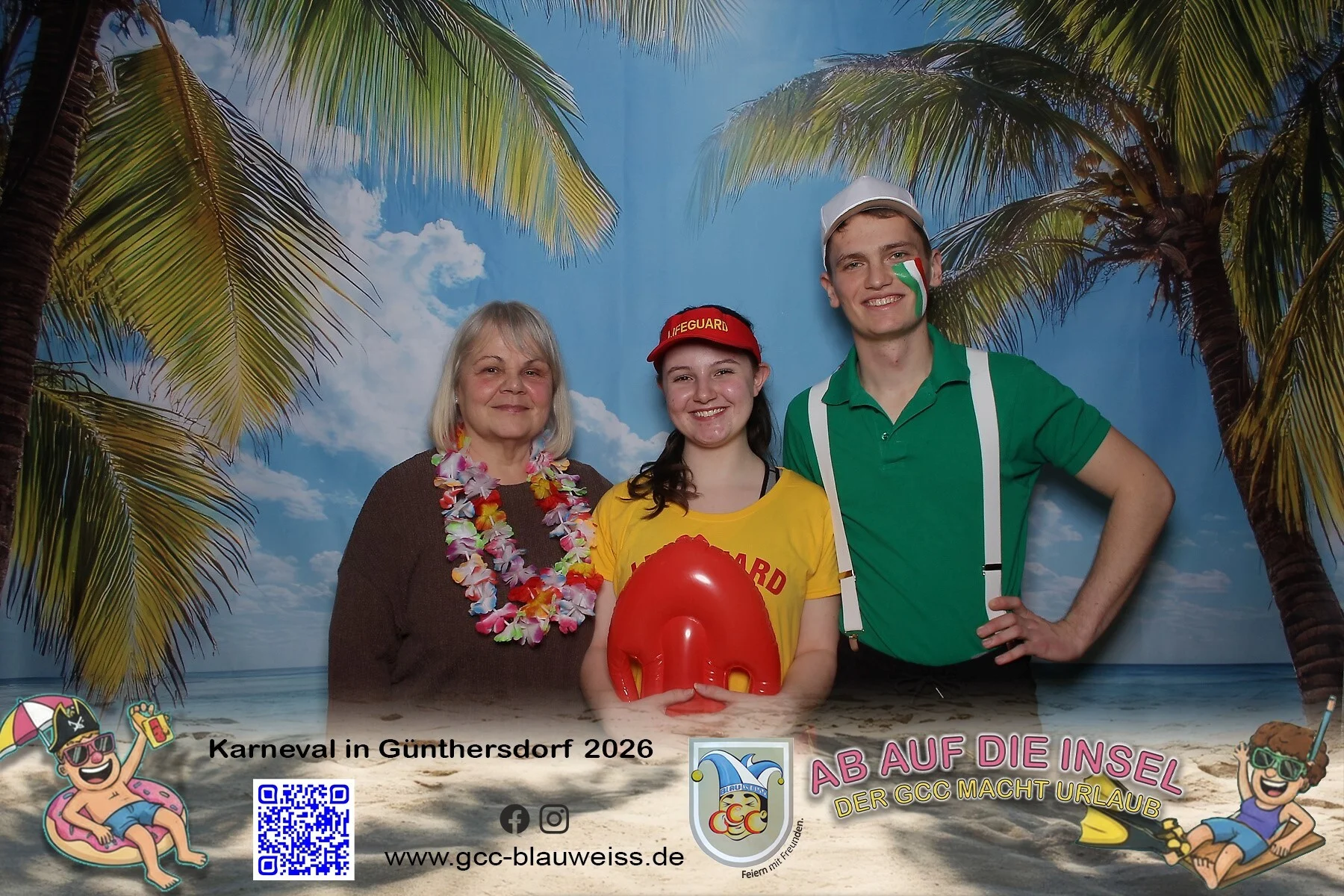 Foto der Galerie: Ab auf die Insel - Sonntagskarneval 8.2.26 Fotobox