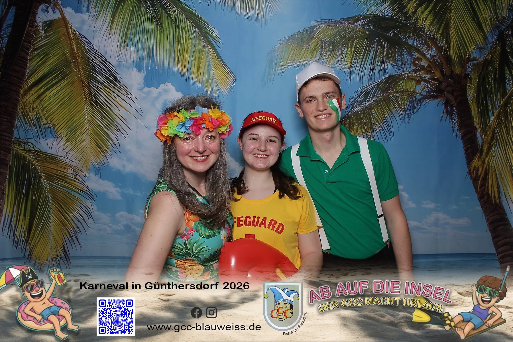 Foto der Galerie: Ab auf die Insel - Sonntagskarneval 8.2.26 Fotobox