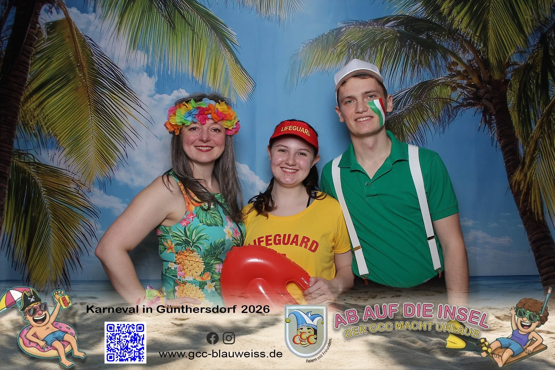 Foto der Galerie: Ab auf die Insel - Sonntagskarneval 8.2.26 Fotobox