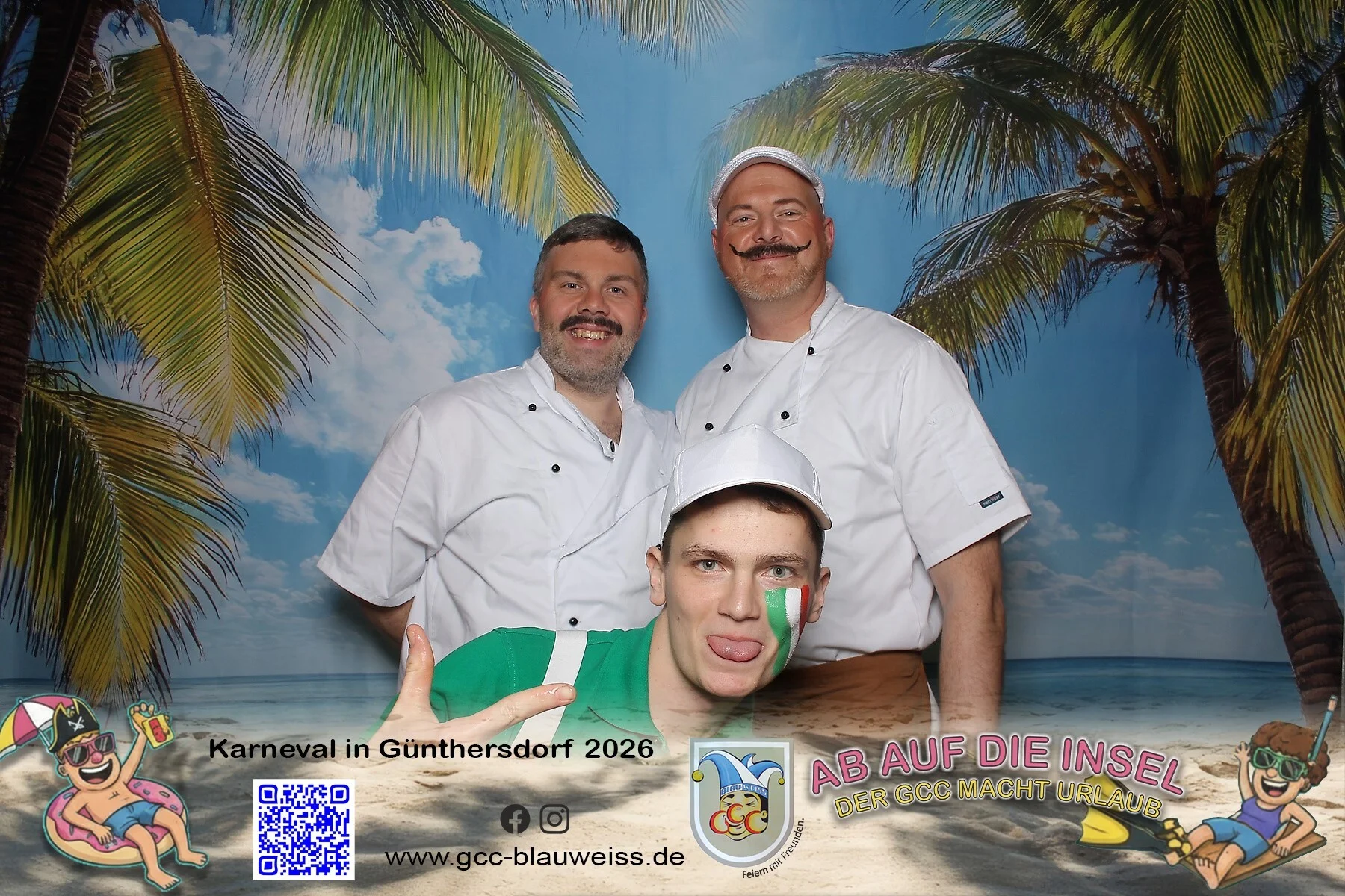 Foto der Galerie: Ab auf die Insel - Sonntagskarneval 8.2.26 Fotobox