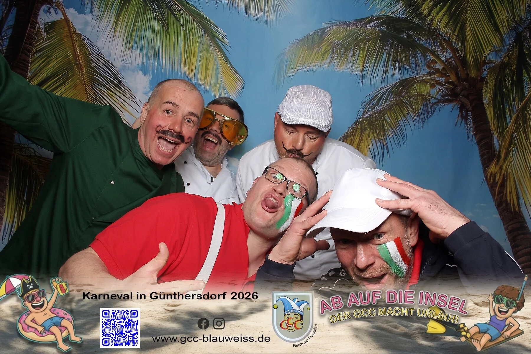 Foto der Galerie: Ab auf die Insel - Sonntagskarneval 8.2.26 Fotobox