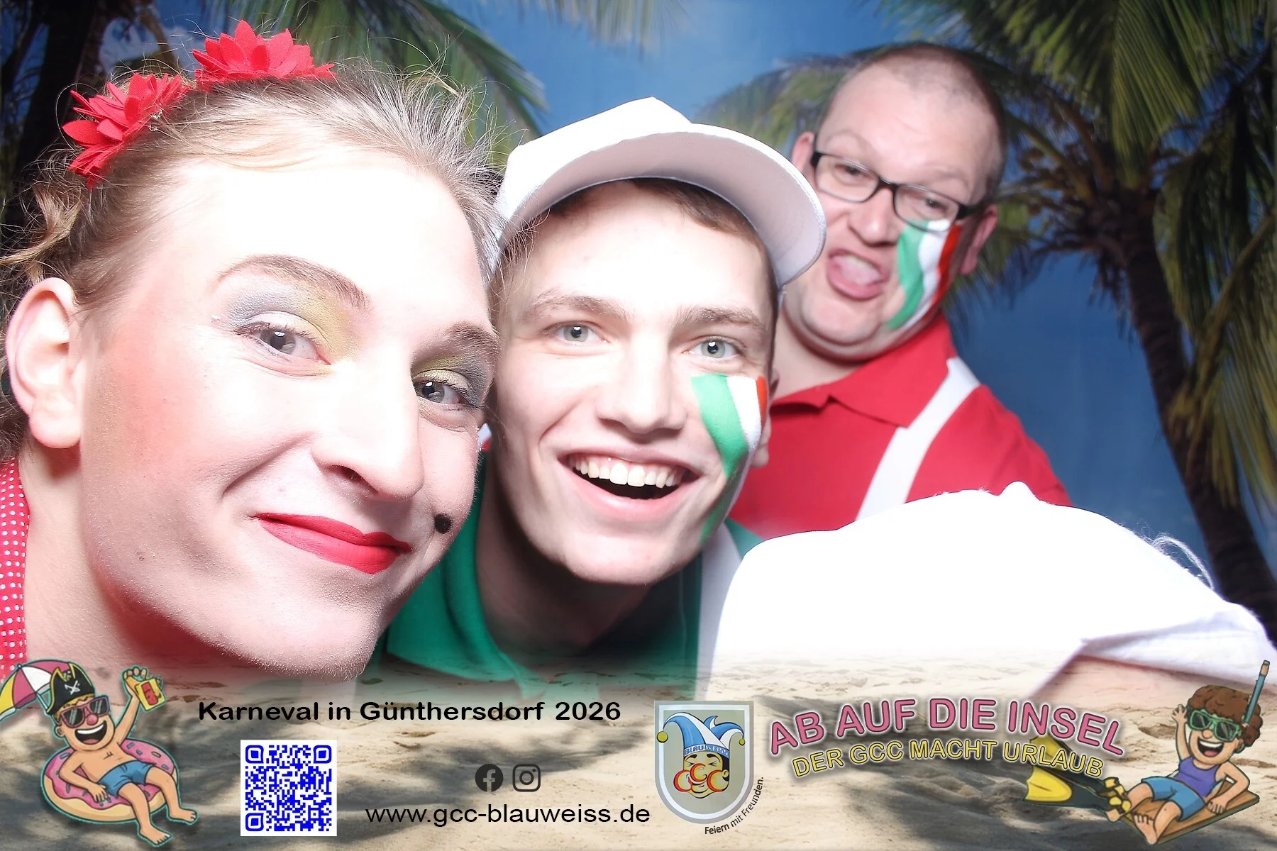 Foto der Galerie: Ab auf die Insel - Sonntagskarneval 8.2.26 Fotobox