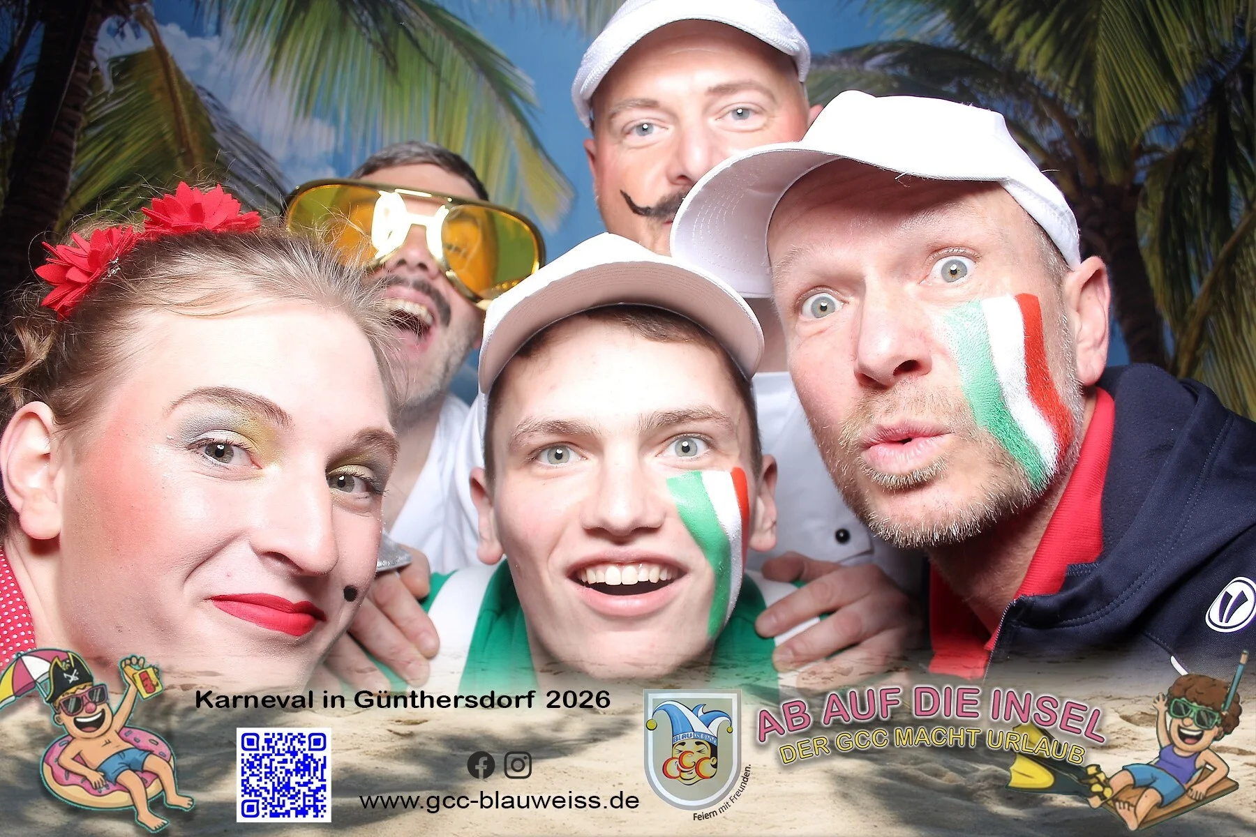 Foto der Galerie: Ab auf die Insel - Sonntagskarneval 8.2.26 Fotobox