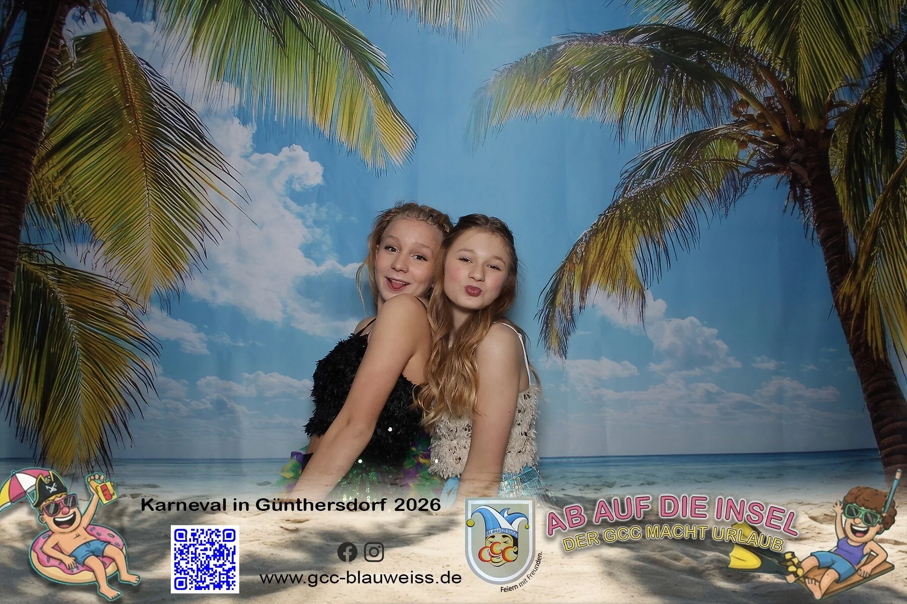 Foto der Galerie: Ab auf die Insel - Sonntagskarneval 8.2.26 Fotobox