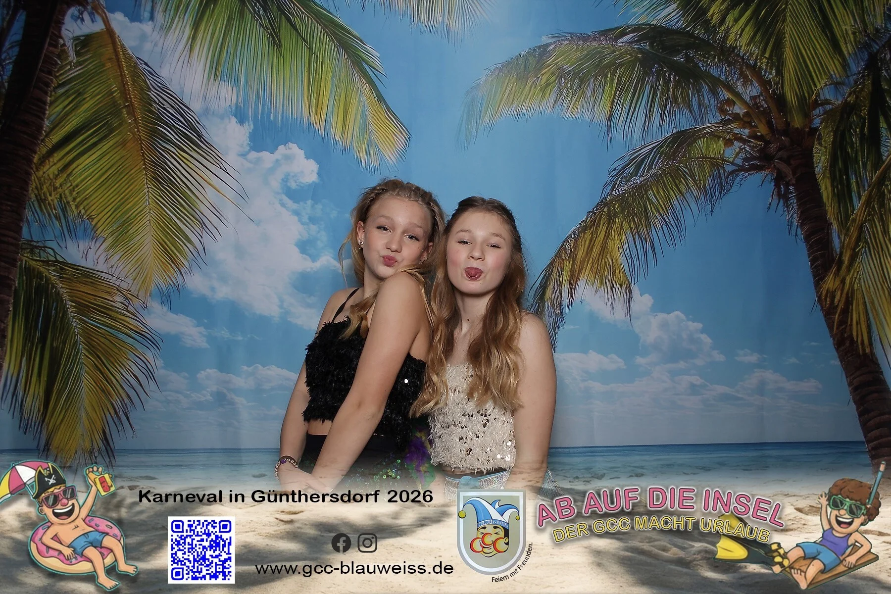 Foto der Galerie: Ab auf die Insel - Sonntagskarneval 8.2.26 Fotobox