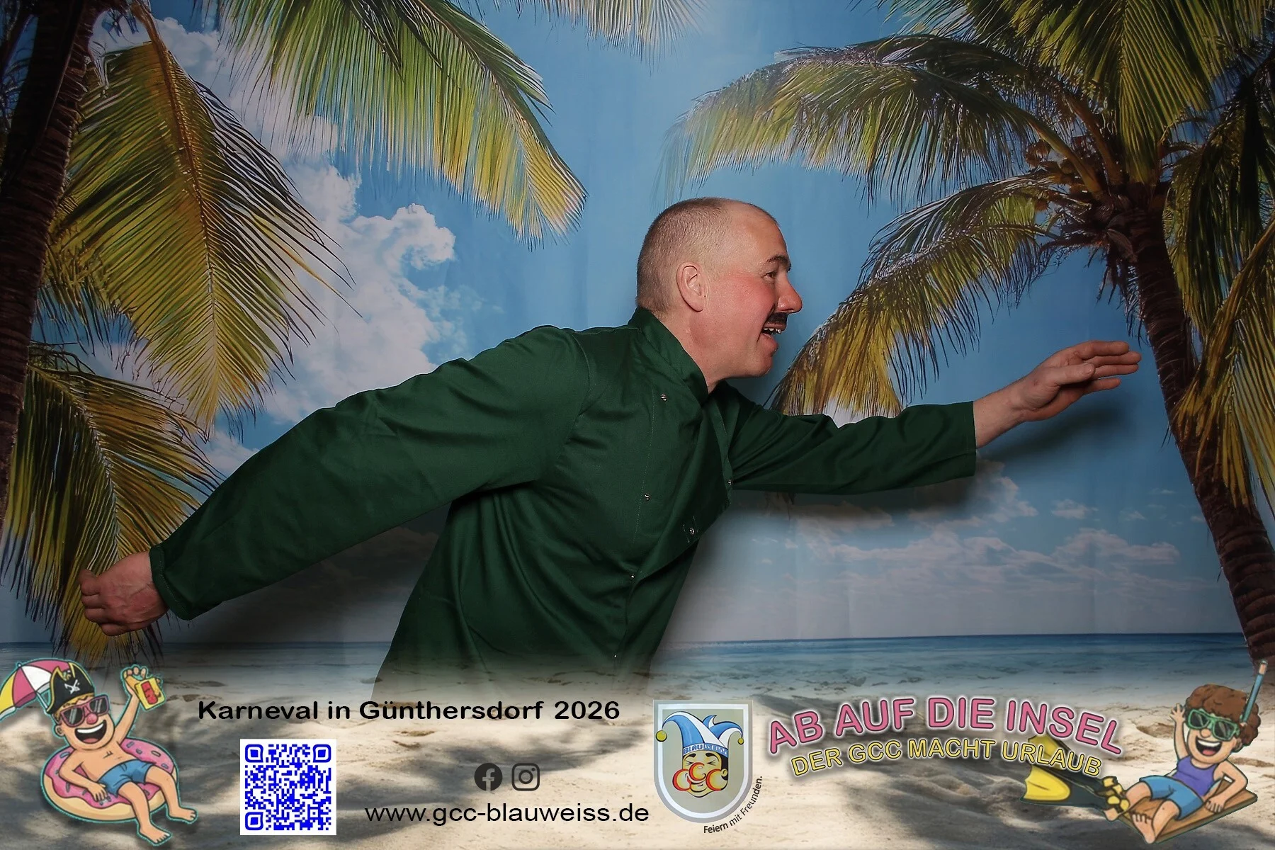 Foto der Galerie: Ab auf die Insel - Sonntagskarneval 8.2.26 Fotobox