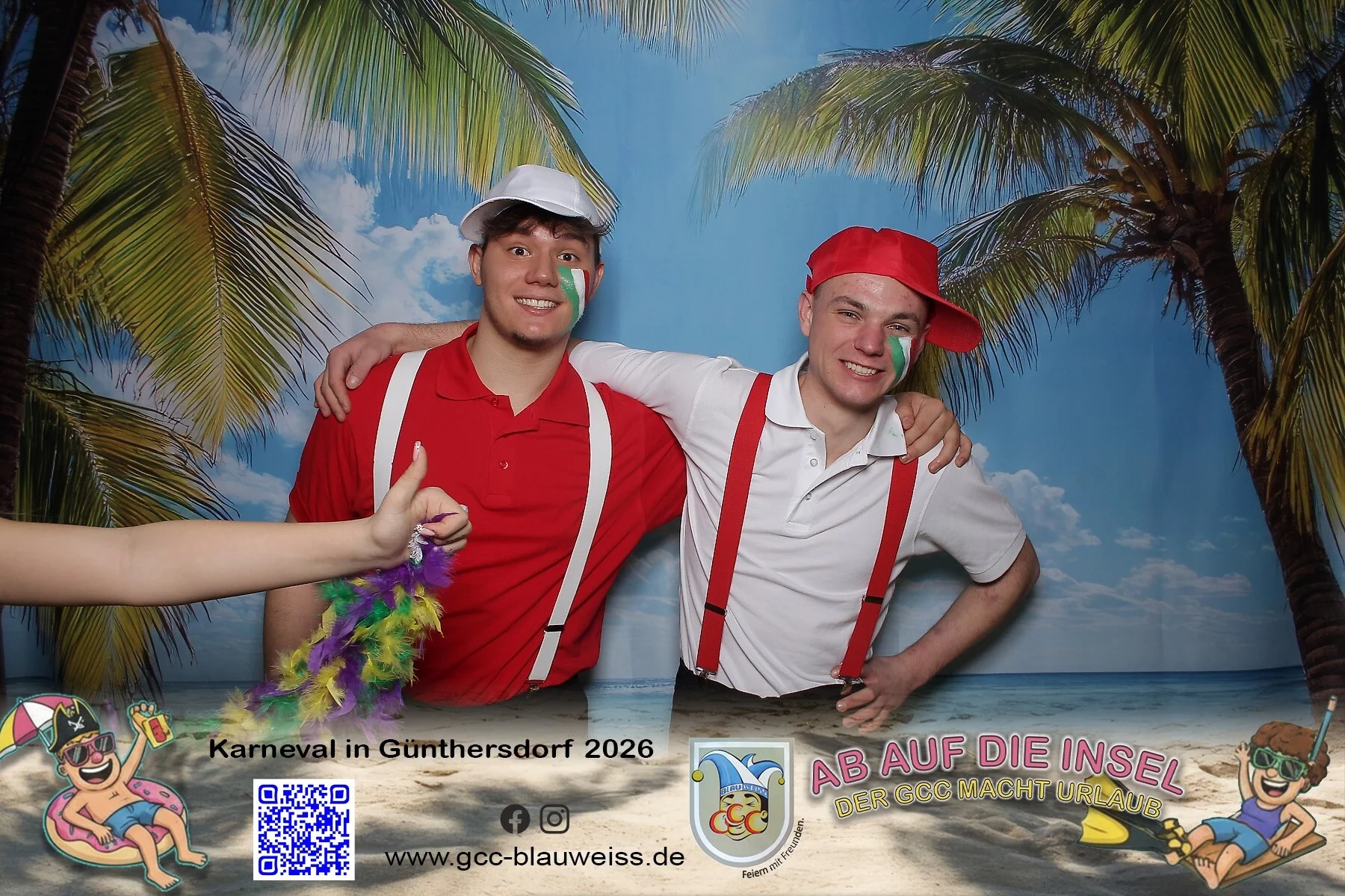 Foto der Galerie: Ab auf die Insel - Sonntagskarneval 8.2.26 Fotobox