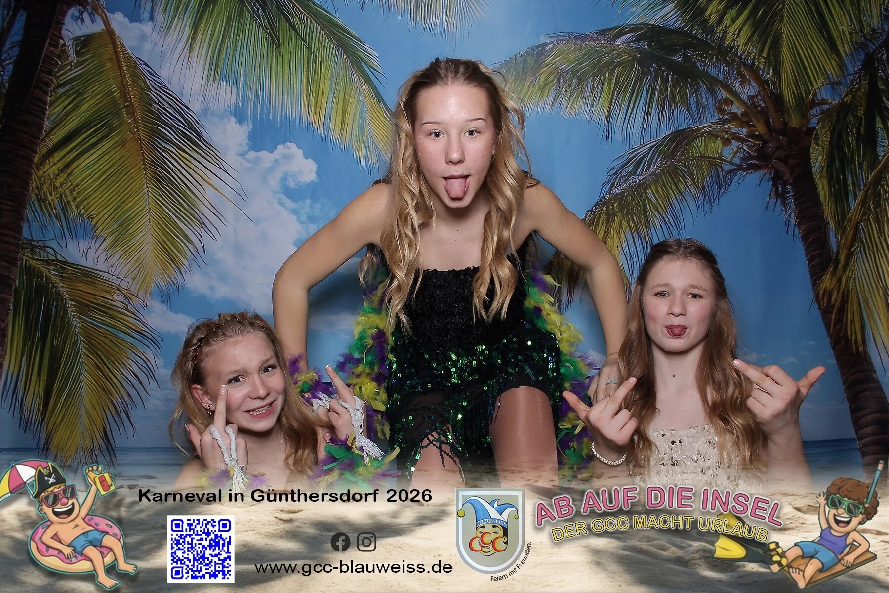 Foto der Galerie: Ab auf die Insel - Sonntagskarneval 8.2.26 Fotobox