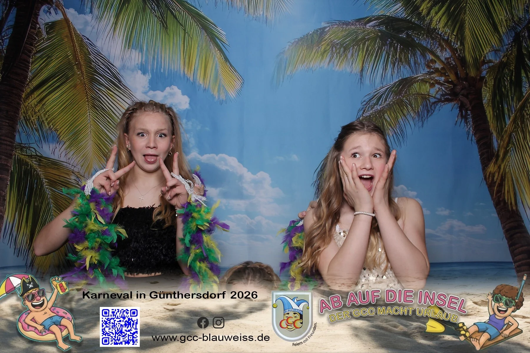 Foto der Galerie: Ab auf die Insel - Sonntagskarneval 8.2.26 Fotobox