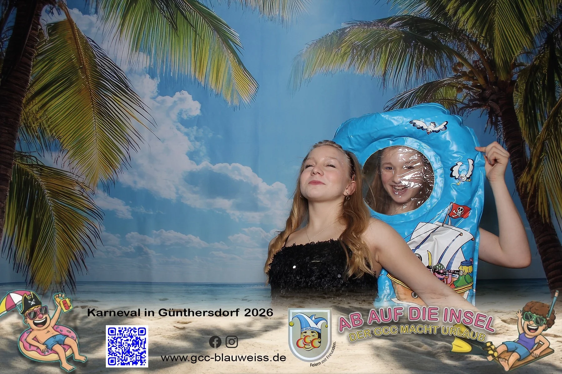 Foto der Galerie: Ab auf die Insel - Sonntagskarneval 8.2.26 Fotobox