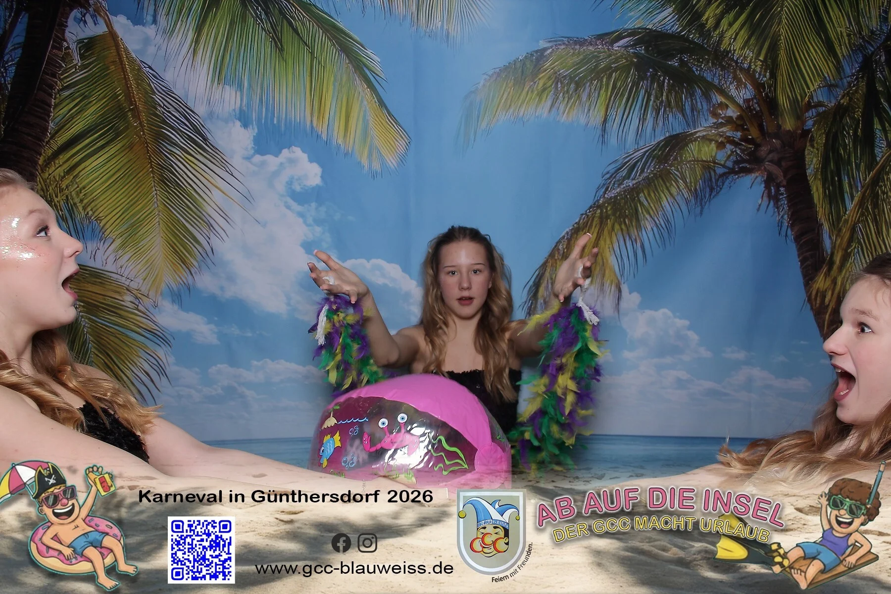 Foto der Galerie: Ab auf die Insel - Sonntagskarneval 8.2.26 Fotobox