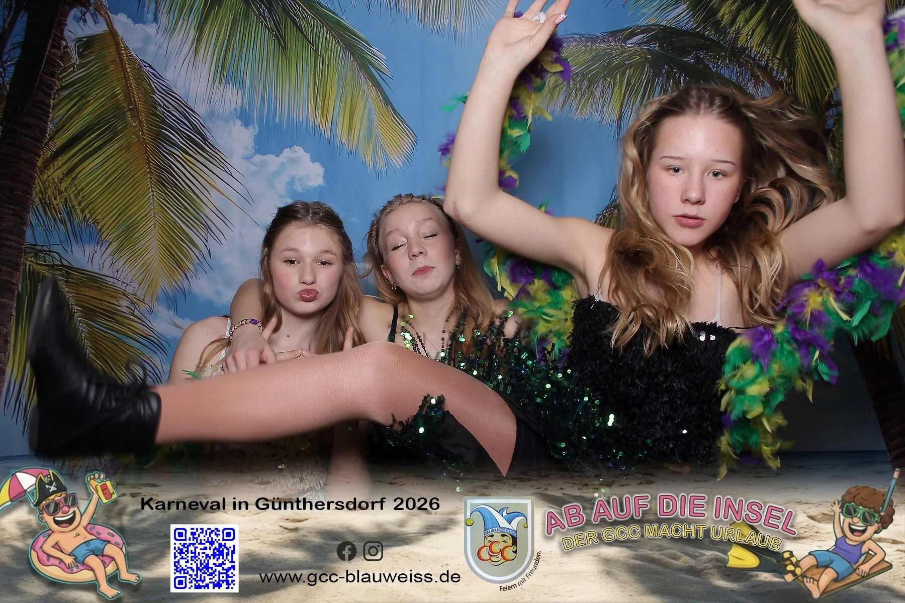 Foto der Galerie: Ab auf die Insel - Sonntagskarneval 8.2.26 Fotobox