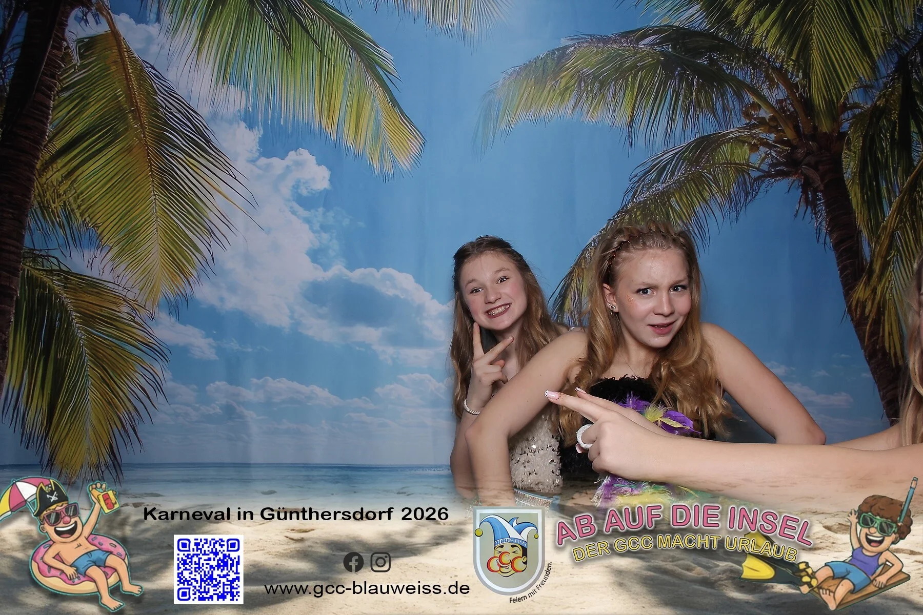 Foto der Galerie: Ab auf die Insel - Sonntagskarneval 8.2.26 Fotobox