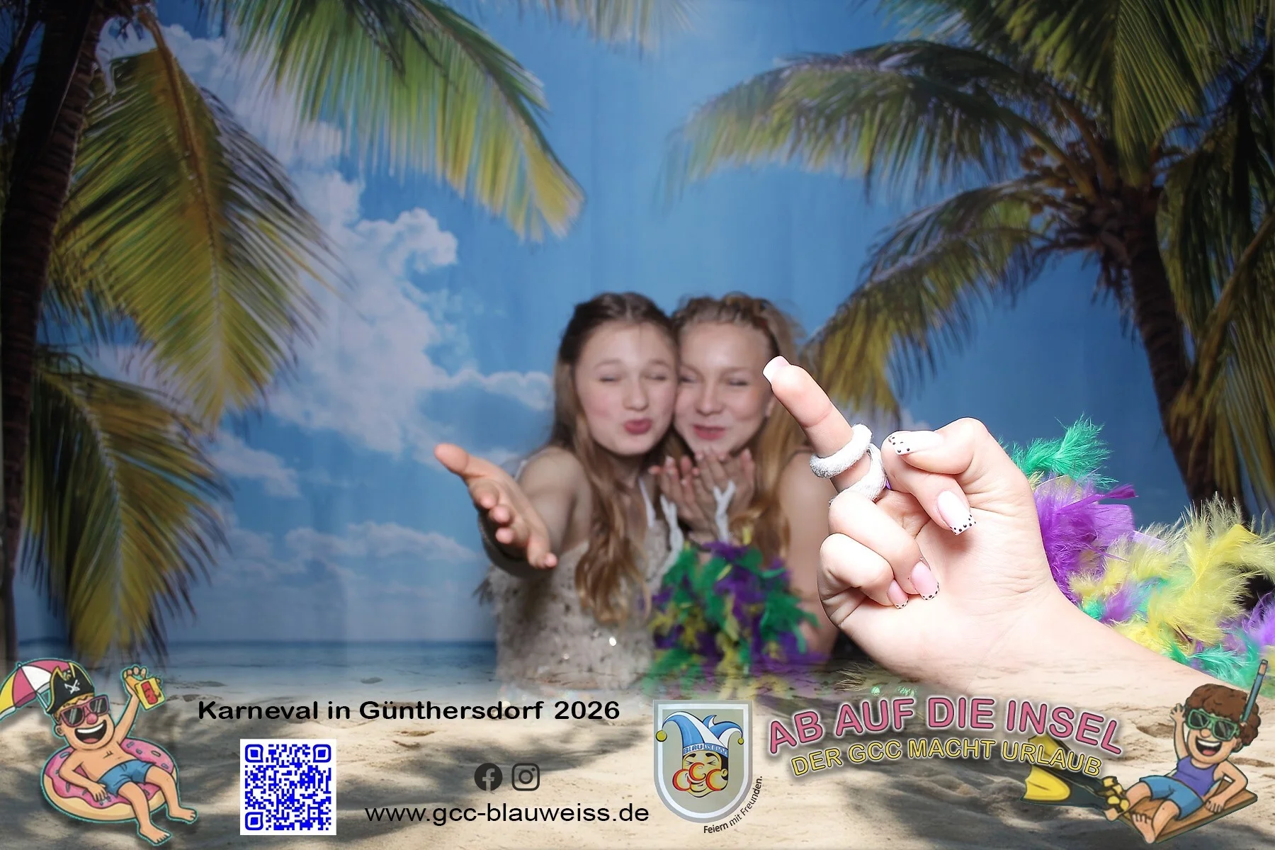 Foto der Galerie: Ab auf die Insel - Sonntagskarneval 8.2.26 Fotobox
