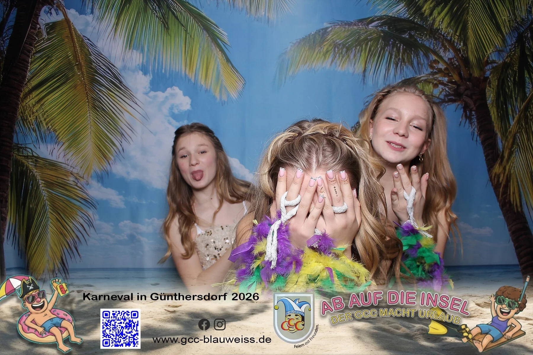 Foto der Galerie: Ab auf die Insel - Sonntagskarneval 8.2.26 Fotobox