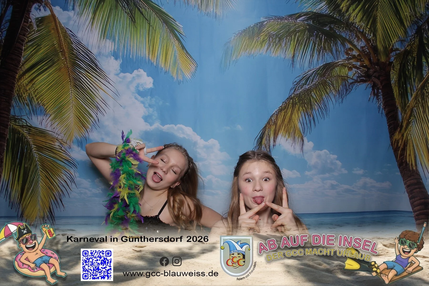 Foto der Galerie: Ab auf die Insel - Sonntagskarneval 8.2.26 Fotobox