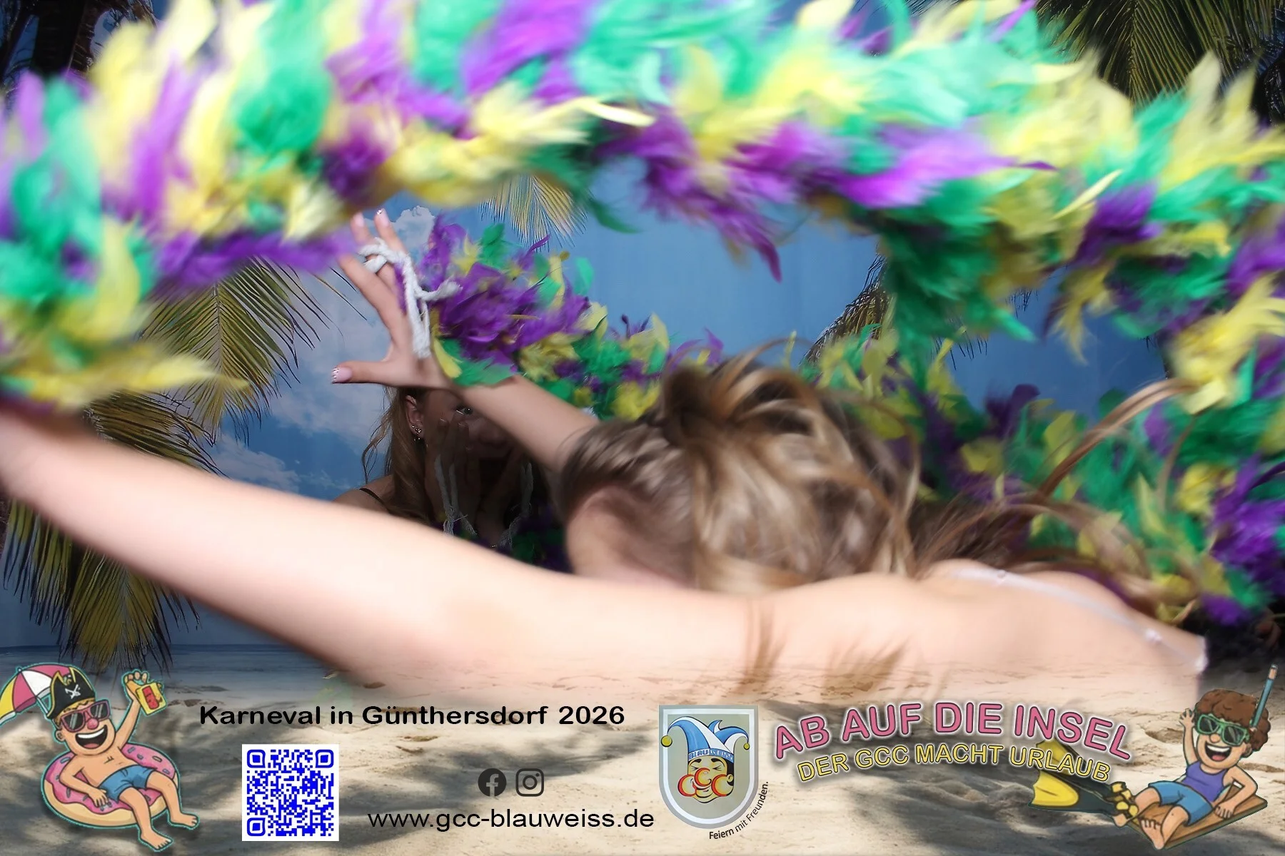 Foto der Galerie: Ab auf die Insel - Sonntagskarneval 8.2.26 Fotobox