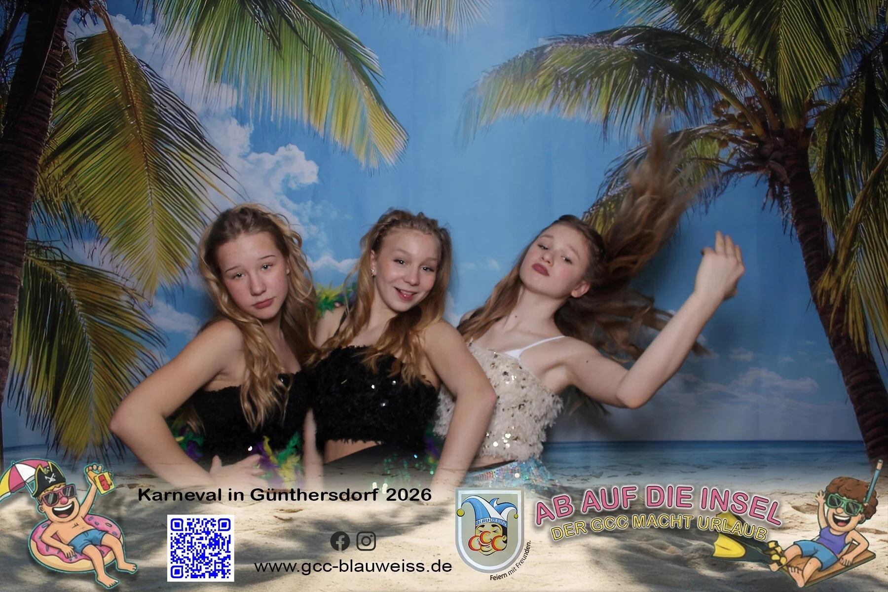 Foto der Galerie: Ab auf die Insel - Sonntagskarneval 8.2.26 Fotobox