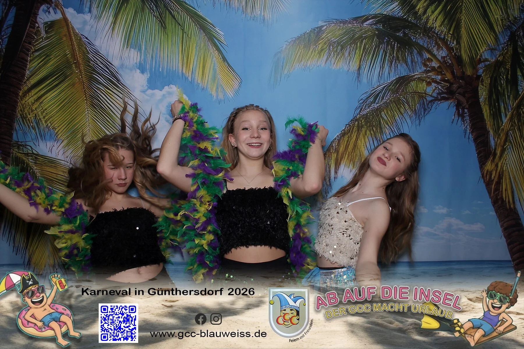 Foto der Galerie: Ab auf die Insel - Sonntagskarneval 8.2.26 Fotobox