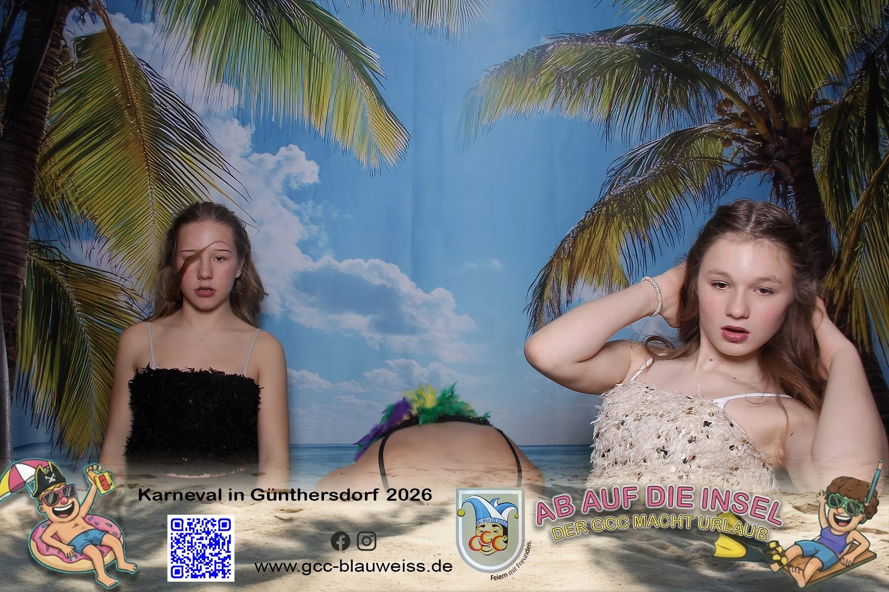 Foto der Galerie: Ab auf die Insel - Sonntagskarneval 8.2.26 Fotobox