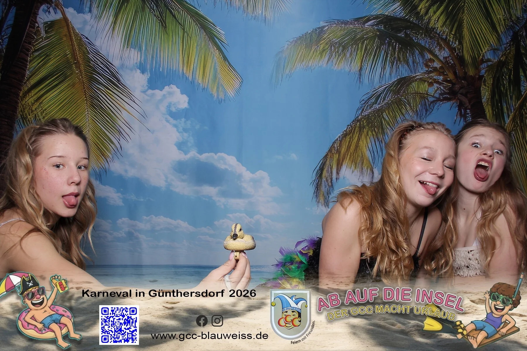 Foto der Galerie: Ab auf die Insel - Sonntagskarneval 8.2.26 Fotobox