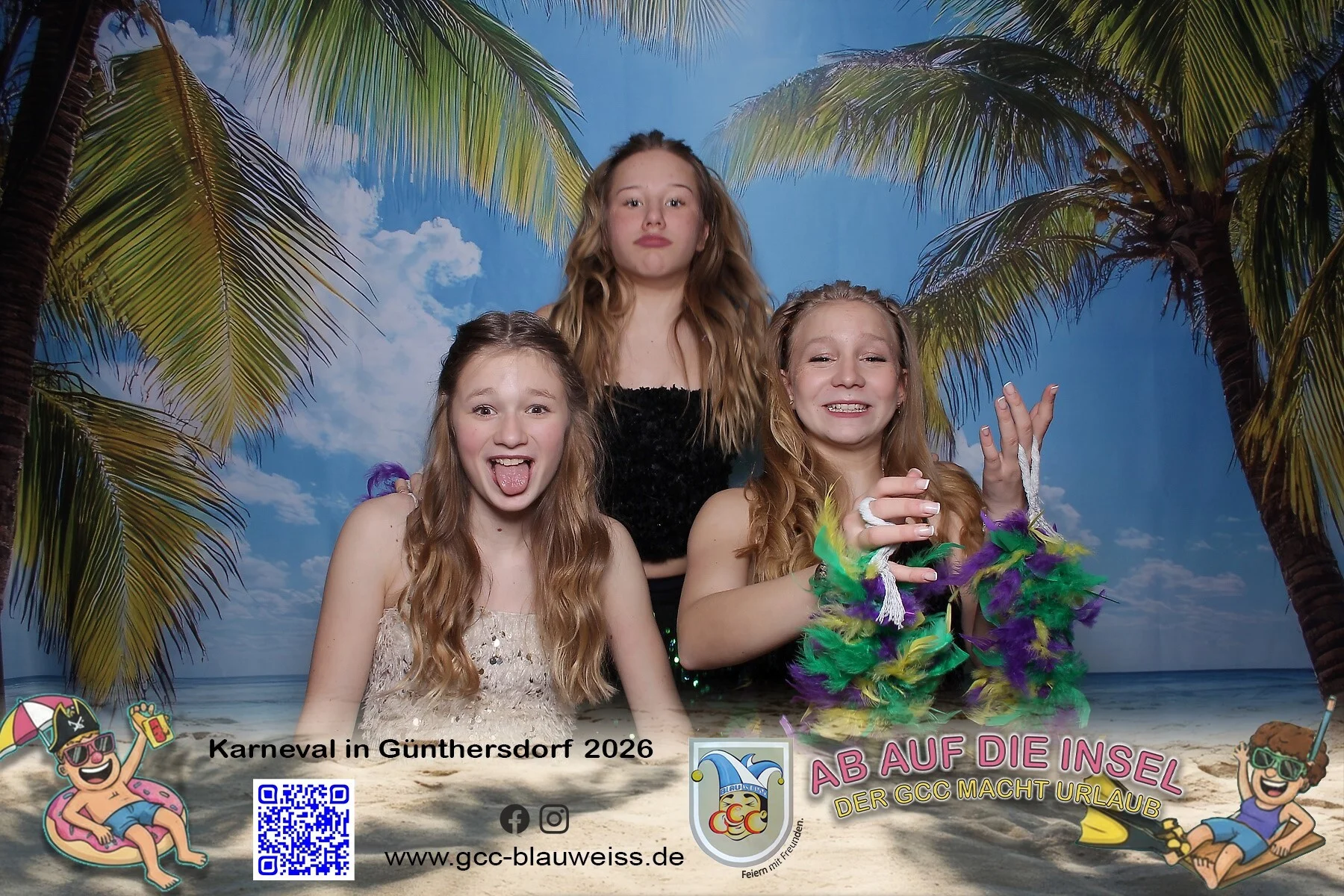 Foto der Galerie: Ab auf die Insel - Sonntagskarneval 8.2.26 Fotobox