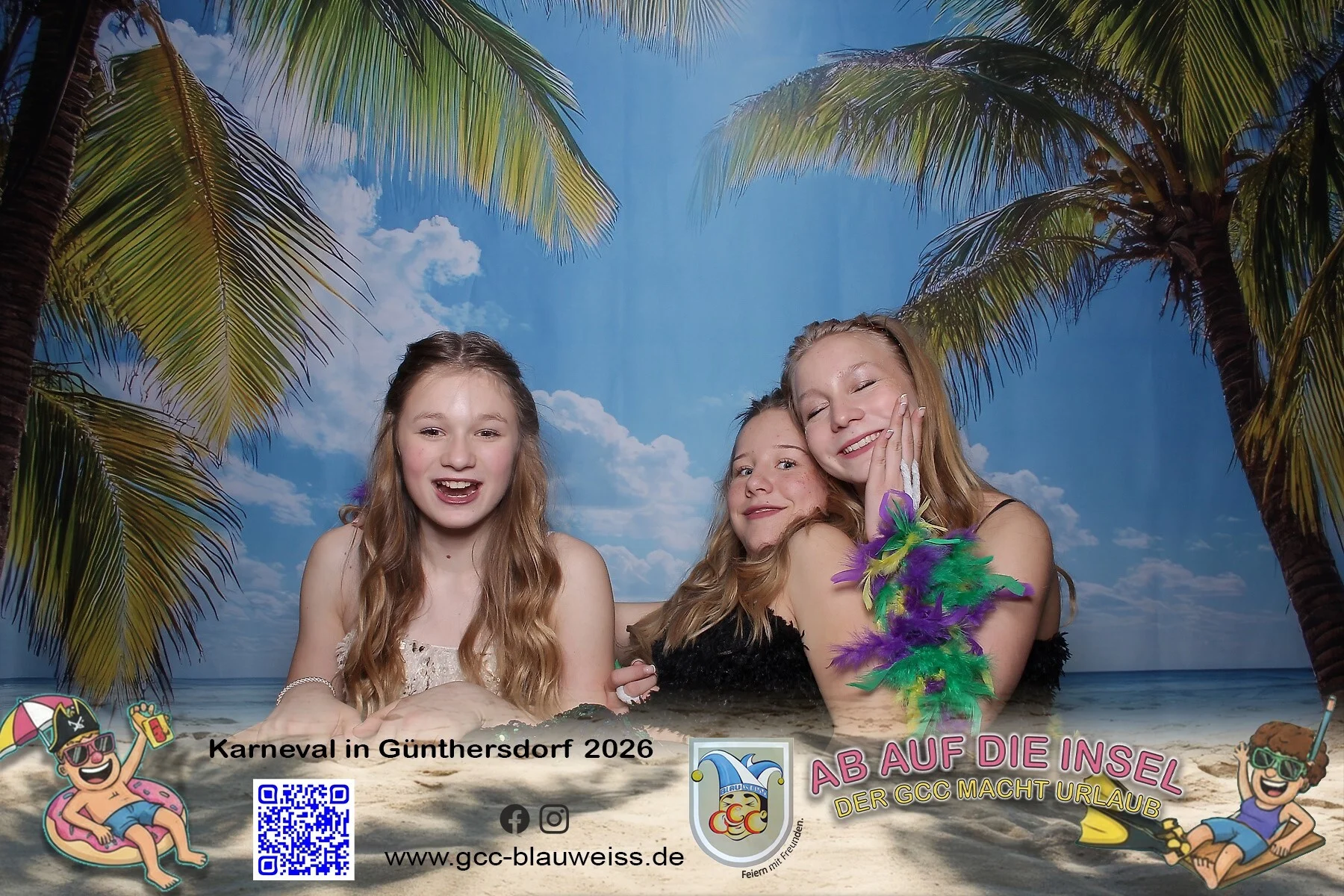Foto der Galerie: Ab auf die Insel - Sonntagskarneval 8.2.26 Fotobox