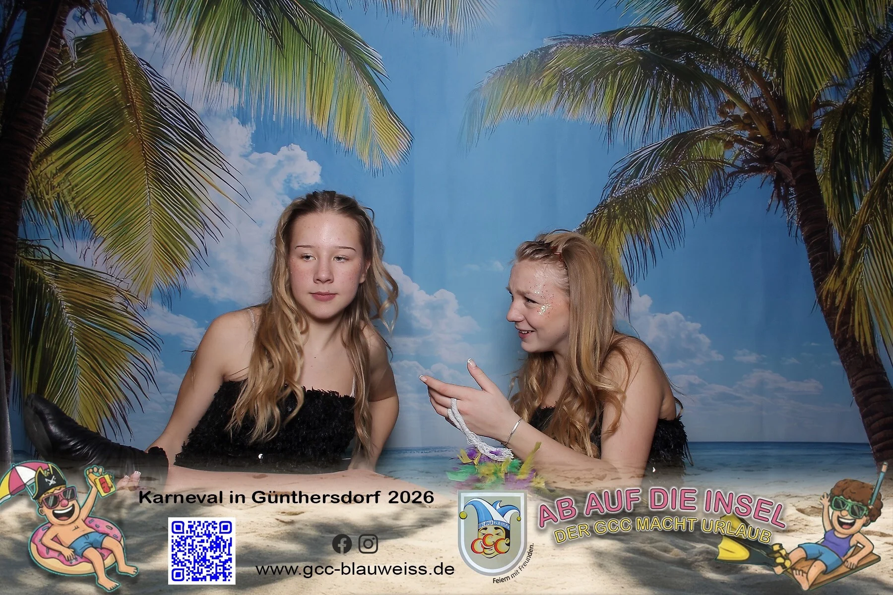 Foto der Galerie: Ab auf die Insel - Sonntagskarneval 8.2.26 Fotobox
