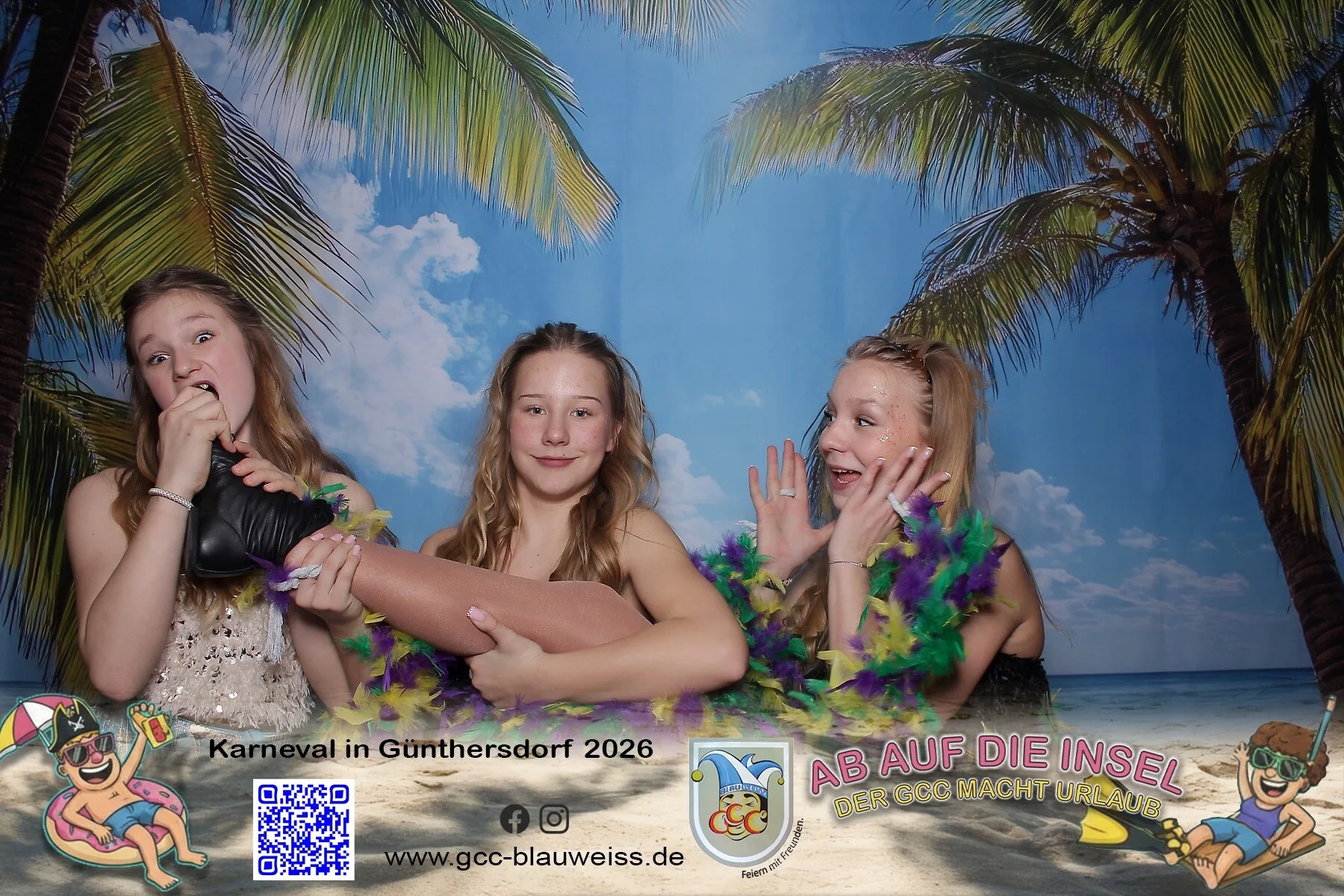 Foto der Galerie: Ab auf die Insel - Sonntagskarneval 8.2.26 Fotobox