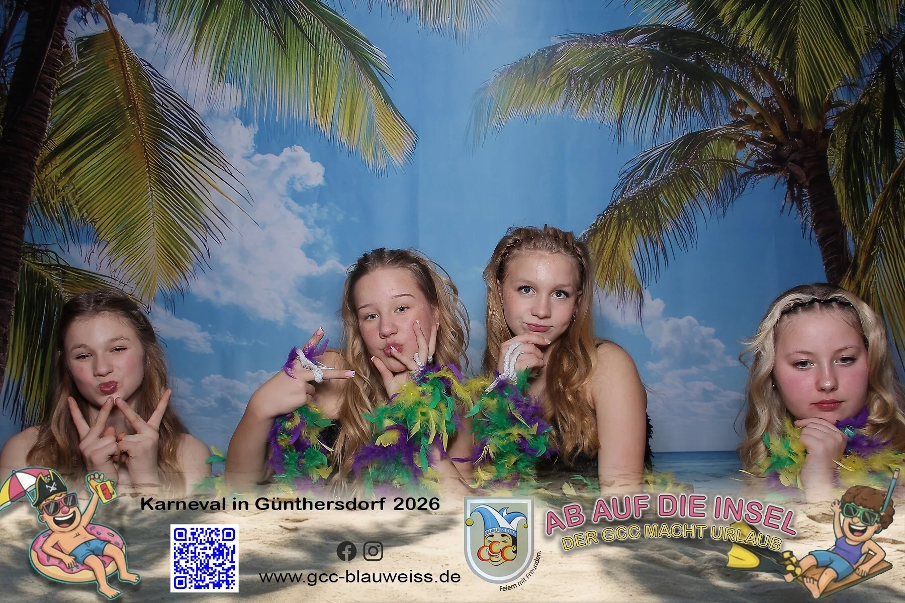 Foto der Galerie: Ab auf die Insel - Sonntagskarneval 8.2.26 Fotobox