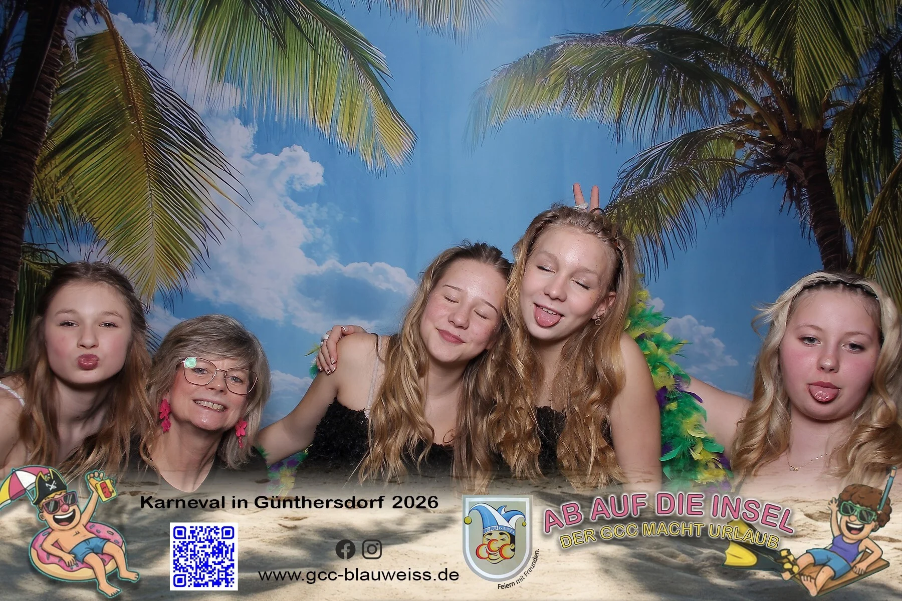 Foto der Galerie: Ab auf die Insel - Sonntagskarneval 8.2.26 Fotobox