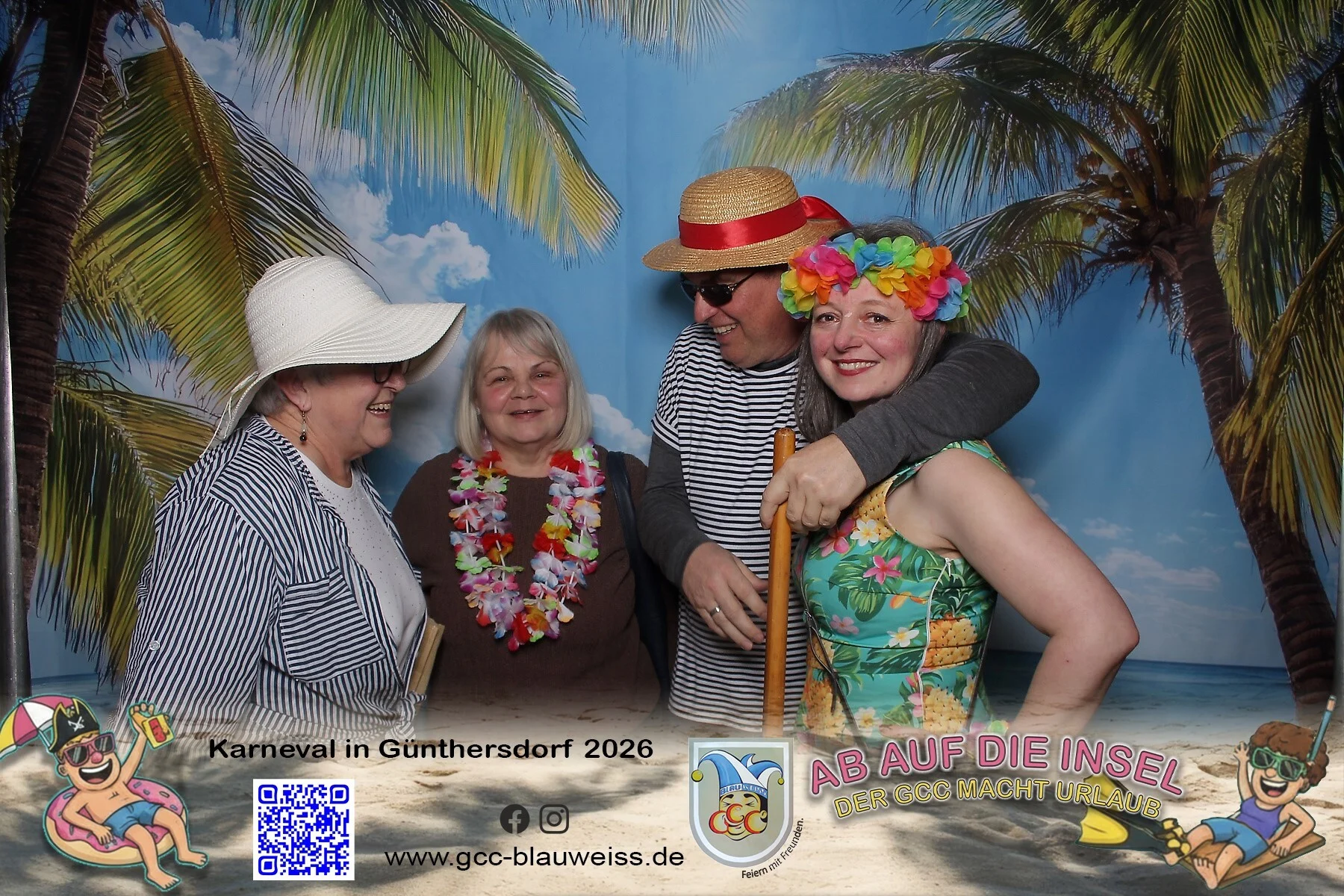 Foto der Galerie: Ab auf die Insel - Sonntagskarneval 8.2.26 Fotobox