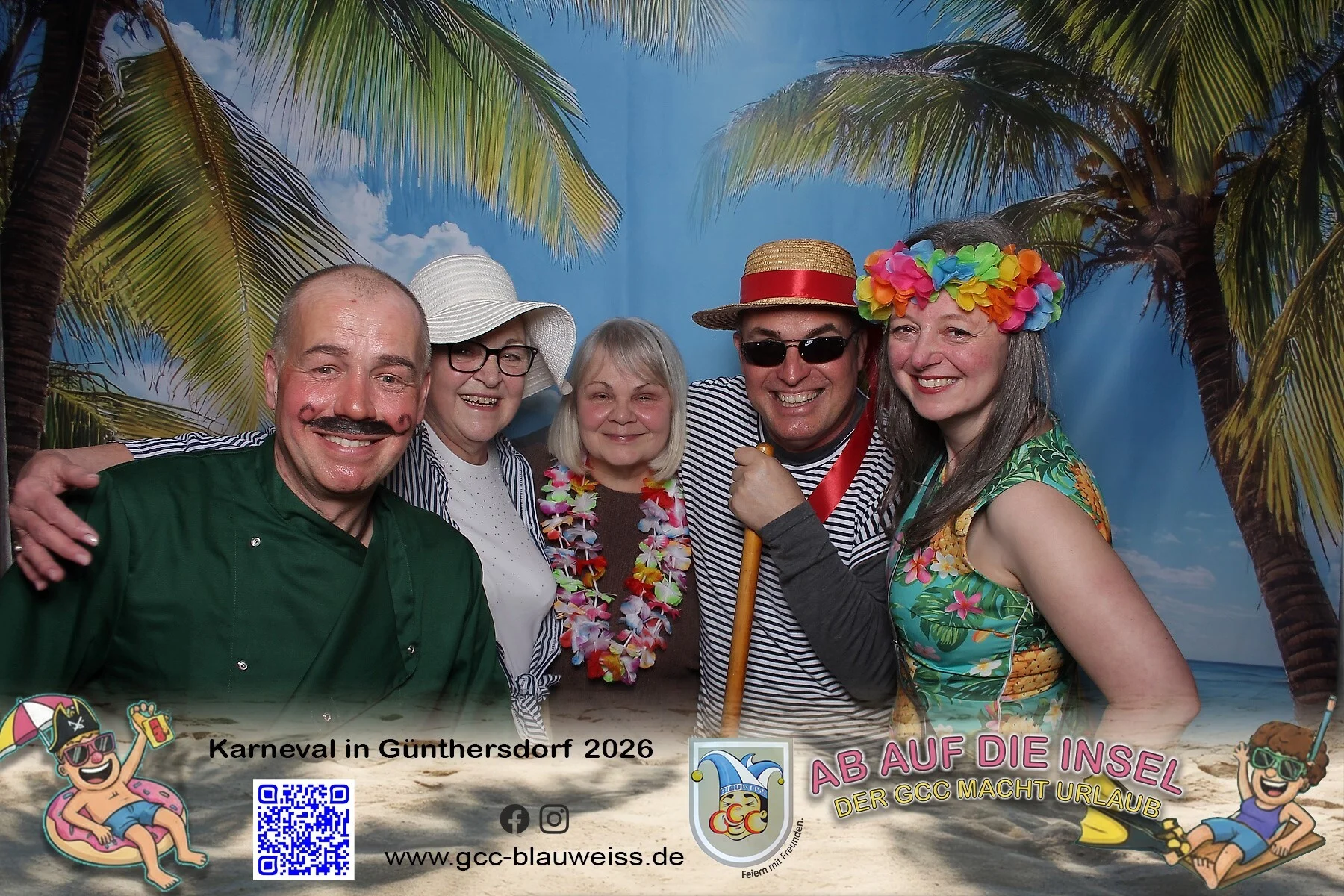 Foto der Galerie: Ab auf die Insel - Sonntagskarneval 8.2.26 Fotobox