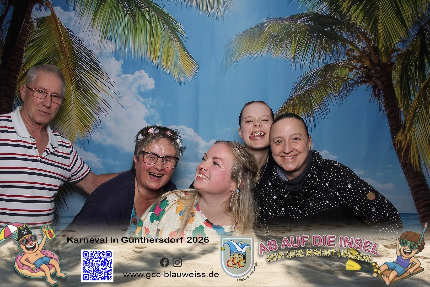 Foto der Galerie: Ab auf die Insel - Sonntagskarneval 8.2.26 Fotobox