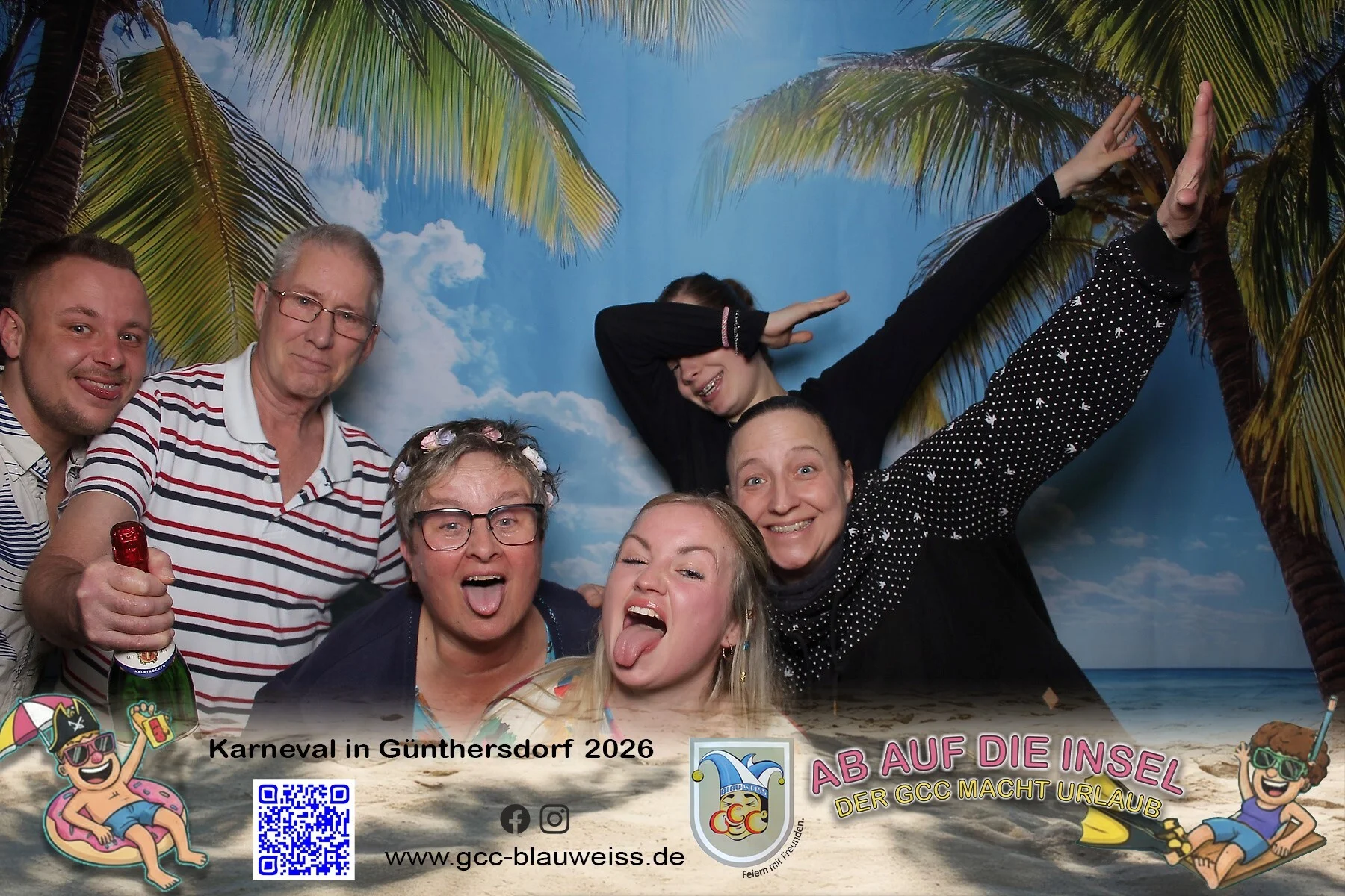 Foto der Galerie: Ab auf die Insel - Sonntagskarneval 8.2.26 Fotobox