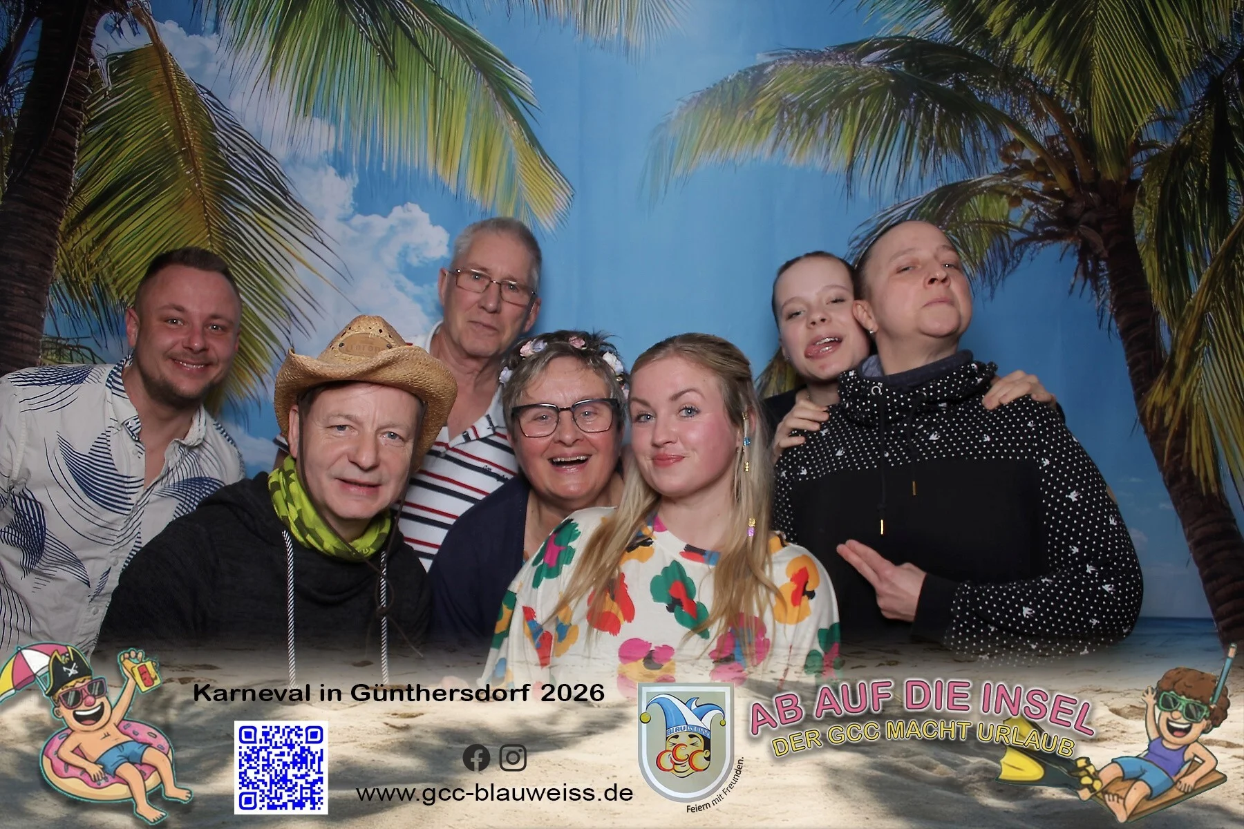 Foto der Galerie: Ab auf die Insel - Sonntagskarneval 8.2.26 Fotobox
