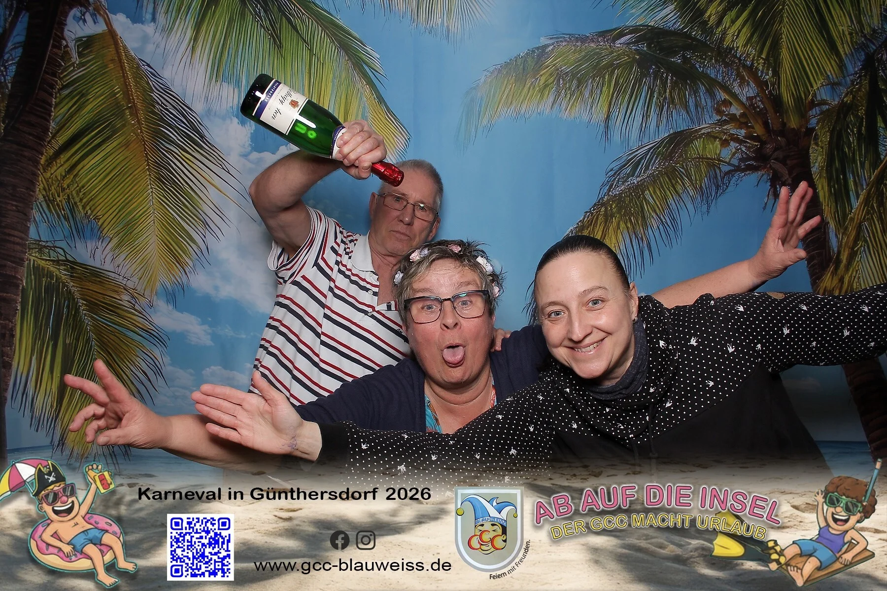 Foto der Galerie: Ab auf die Insel - Sonntagskarneval 8.2.26 Fotobox