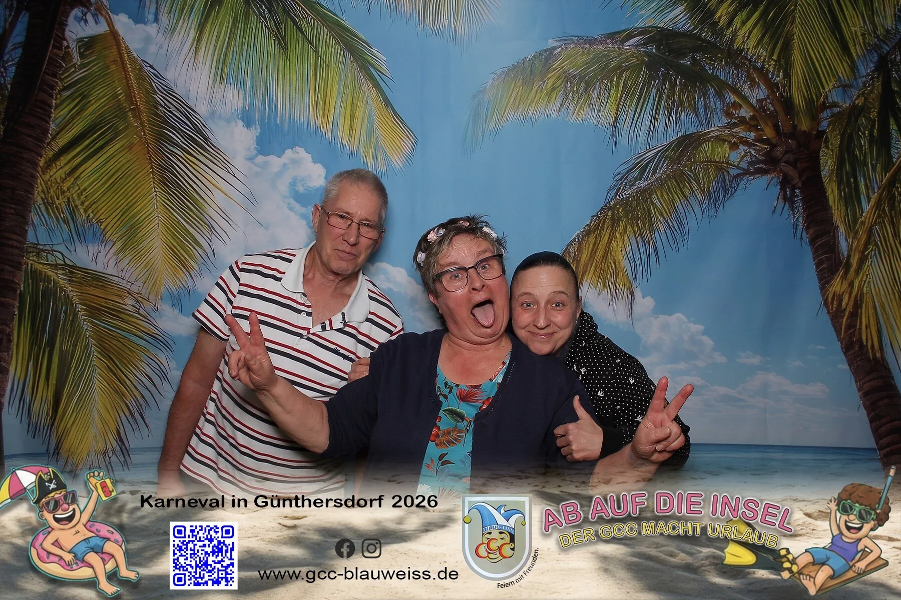 Foto der Galerie: Ab auf die Insel - Sonntagskarneval 8.2.26 Fotobox