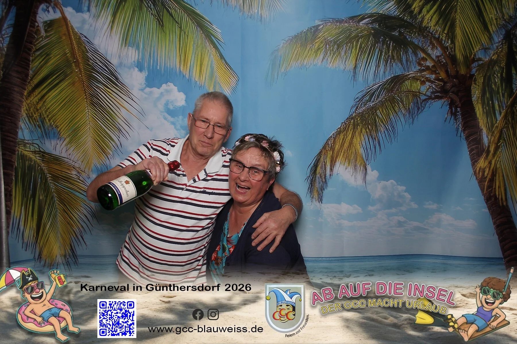 Foto der Galerie: Ab auf die Insel - Sonntagskarneval 8.2.26 Fotobox
